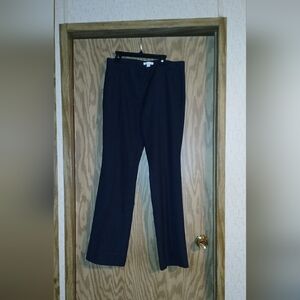 New York & Company Elegant Black Flare Pants